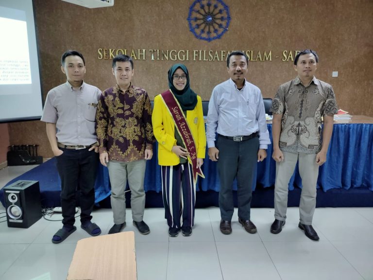 STFI Sadra Selamat dan Sukses Kepada Sarah Azzahrah SADRA